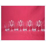 Crystal Wine Glasses 4 & Crystal Tumblers 5