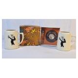 Dow Ale Mugs & Silverplate Child