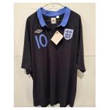 NWT England Soccer Jersey Rooney #10 size 56