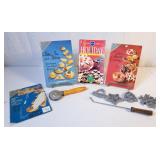 Pasta & Pie Crimper Tool w/Recipe Book, Rosette