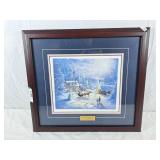 365/950 moonlit Sleigh Ride signed print