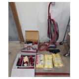 Kirby vacuum with bags and accessories