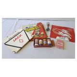 Glass Door Knob, Rummoli Game, Poker Chops, etc.