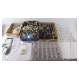 Heat sinks capacitors, transistors circuit