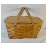 Vintage picnic basket.