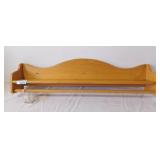 Shelf / coat rack - 43" w