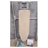 Ironing board, ironing board cover, and Tfal iron