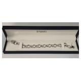Sterling Silver 7.5" Bracelet 12.1 grams