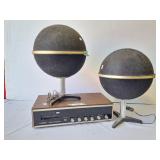 Vintage Ross Stereo - Radio/Eight Track Powers On