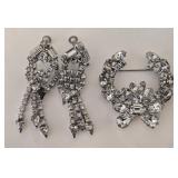 Vintage Weiss Brooch & Continental Earrings