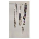 (3) Sterling Silver 925 Bracelets