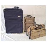Jetliner suitcase, American tourist carry on, and