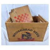 Moosehead Beer crate