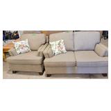 Matching love seat and chair