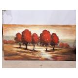 Large Rustic Landscape Picture. 59" l x 29 1/2" h