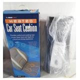 Heated car seat cushion
