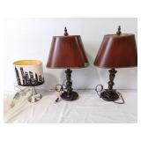 3 table lamps