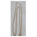 10K Gold  20" Necklace with 10K Heart  Pendant