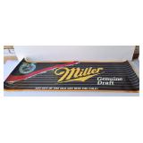 Miller Genuine Draft Banner 70"L, Roll of Plastic