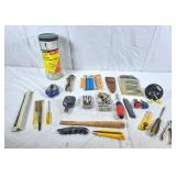 Zip Ties, vice grips, jig saw blades, Irwin start