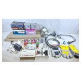 Kitchen sink, work gloves, power bars, lights