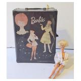 Vintage Barbie Case w/One Doll