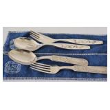 (2) Fork & Spoon Sets David Anderson Norway 60G