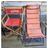 Pair of Coca Cola Chairs