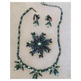 Sherman  Jewelry  Set  signed