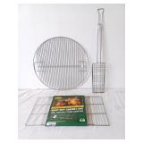 Heavy duty campers grid and grilling basket
