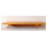 Solid wood shelf 29"w