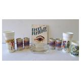 Billy Beer Cans. Burger King Cups, Ashtray, Art