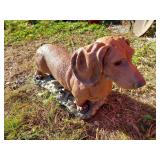 Cement Dachshund
