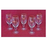 Stella Artois chalice beer glasses