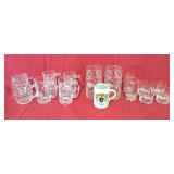 Crown Royal Glasses, Back Velvet glasses, mothers