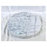 Marble lamp base. 15" x 2" thick.