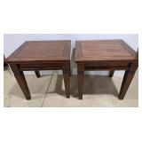 Pair of matching modern end tables