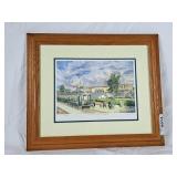 Jonathan Hayes Framed & Numbered Train Print -