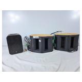 Horn tweeter speakers and standard speaker