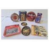 Coca Cola Collectibles - Trays, Clock, 45 Record,