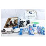 Oral B rechargeable tooth brush, hair dryer,