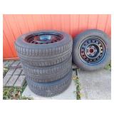 4, Michelin X-ICE Snow Tires - 225/65 R17