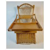 Vintage wicker child