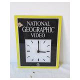 National Geographic Video clock. Battery operated