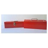 2 Metal Tool Boxes
