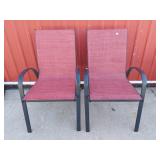 Pair of patio chairs