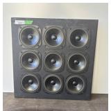 Homemade 9 speaker array