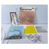 Copper clad board and circuit board parts