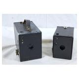 No. 2 Brownie camera and no. 0 Brownie camera