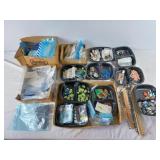 Assortment of electronic circuts components and